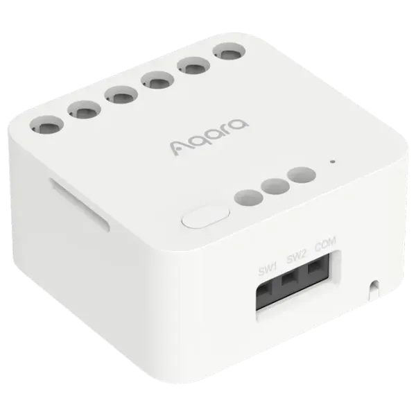 Releu Smart Aqara Dual Relay Module T2 White photo 1