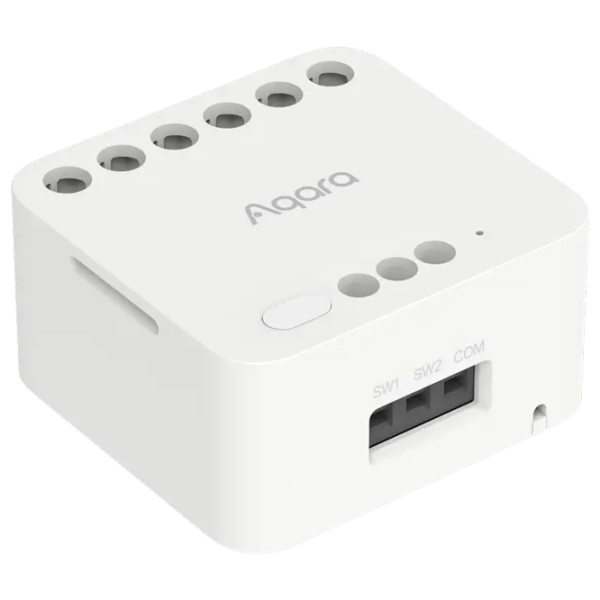 Releu Smart Aqara Dual Relay Module T2 White photo 1
