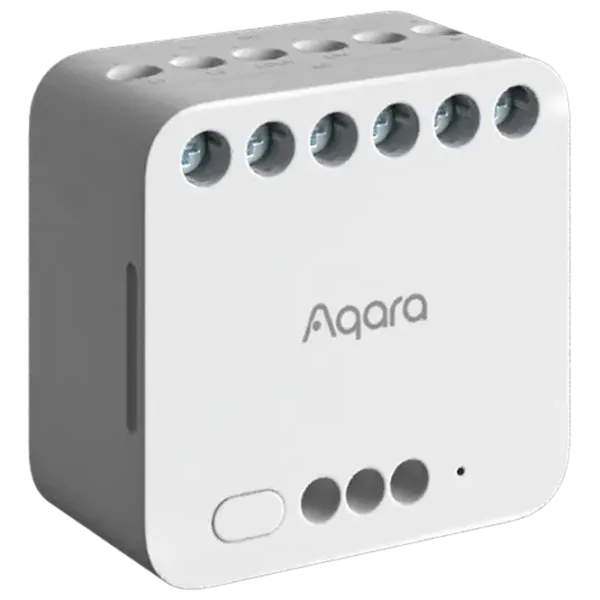 Releu Smart Aqara Dual Relay Module T2 White photo 2
