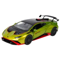 Mașină Rastar Lamborghini Huracan STO 64300  / / Red Green