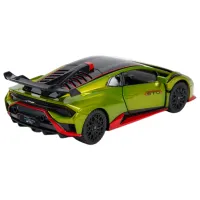 Mașină Rastar Lamborghini Huracan STO 64300 / / Red Green photo 3