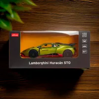 Mașină Rastar Lamborghini Huracan STO 64300 / / Red Green photo 6
