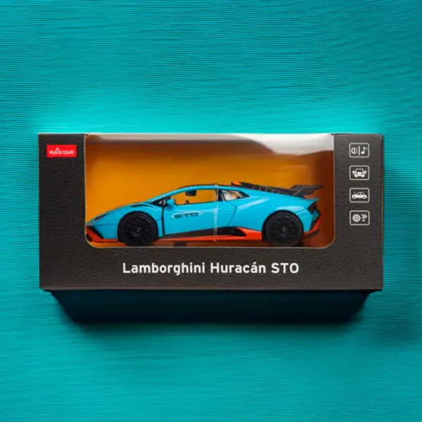 Машинка Rastar Lamborghini Huracan STO 58255  / / Черный Синий photo 6