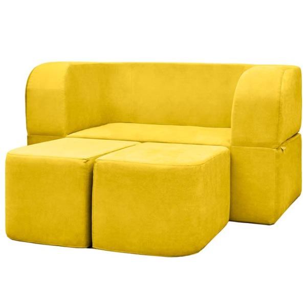 Canapea Edka Vega (01237394) Stofă / Yellow photo 2