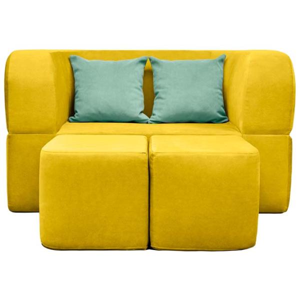 Canapea Edka Vega (01237394) Stofă / Yellow photo 3