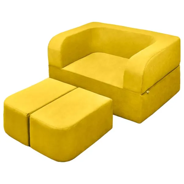 Canapea Edka Vega (01237394) Stofă / Yellow photo 4