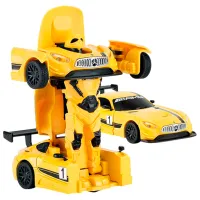 Mașină-transformer Rastar Mercedes-Benz GT3 58369 / / Black Yellow photo 5