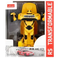 Mașină-transformer Rastar Mercedes-Benz GT3 58369 / / Black Yellow photo 7