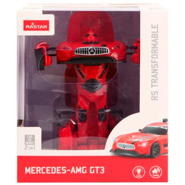 Mașină-transformer Rastar Mercedes-Benz GT3 58370   / / White Red photo 8 Mașină-transformer Rastar Mercedes-Benz GT3 58370   / / White Red photo 8