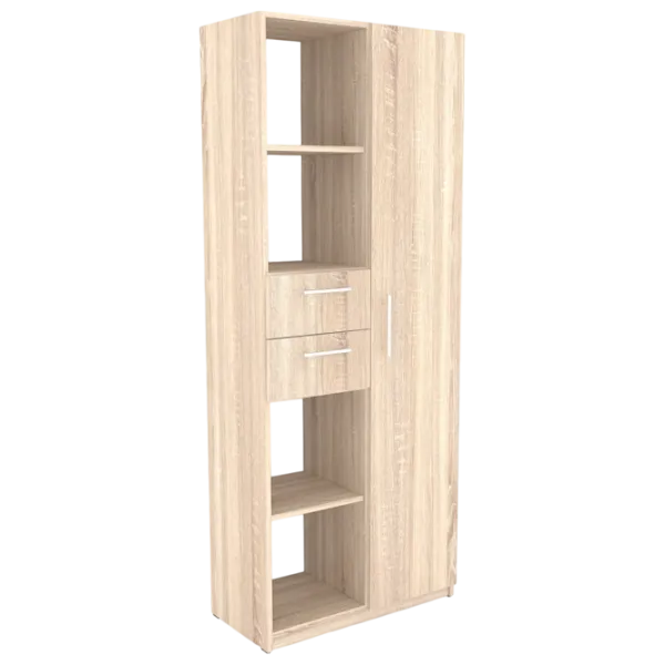 Dulap cu vitrină Fabrik Home Office-Line №4 PAL / Sonoma Oak photo 1 Dulap cu vitrină Fabrik Home Office-Line №4 PAL / Sonoma Oak photo 1