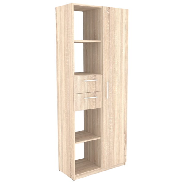 Dulap cu vitrină Fabrik Home Office-Line №4 PAL / Sonoma Oak photo 1 Dulap cu vitrină Fabrik Home Office-Line №4 PAL / Sonoma Oak photo 1