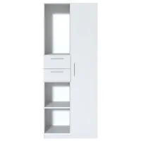 Dulap cu vitrină Fabrik Home Office-Line №4 PAL / White