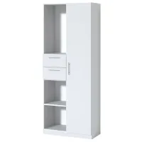 Dulap cu vitrină Fabrik Home Office-Line №4 PAL / White photo 3