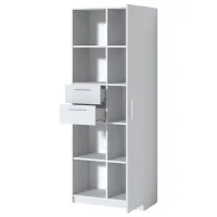Dulap cu vitrină Fabrik Home Office-Line №4 PAL / White photo 7