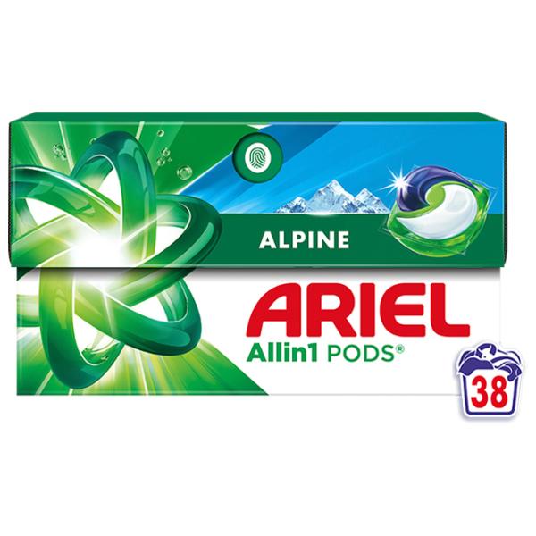 Detergent Ariel Pods Alpine  Număr spălări: 38 photo 1