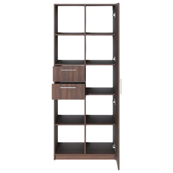 Витрина для гостиной Fabrik Home Office-Line №4 ДСП / Грецкий орех photo 3