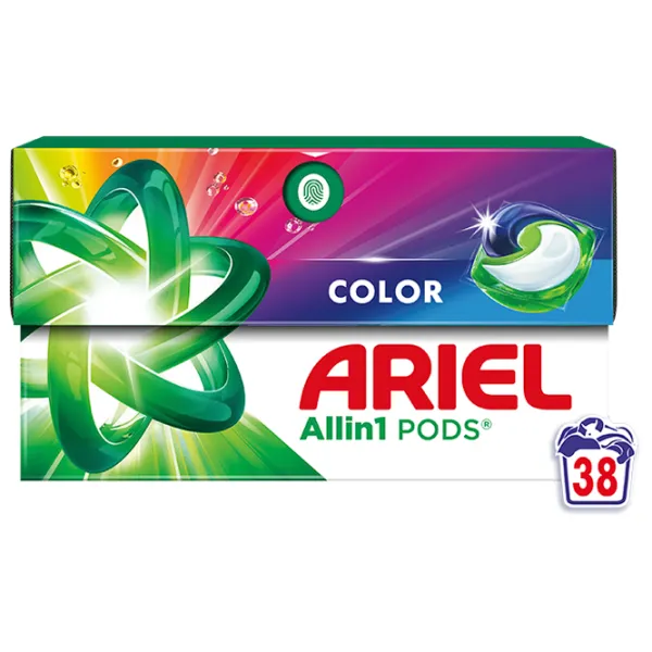 Detergent Ariel Pods Color  Număr spălări: 38 photo 1