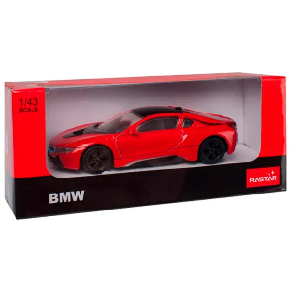 Машинка Rastar BMW i8 58383  / / Черный Красный photo 6 Машинка Rastar BMW i8 58383  / / Черный Красный photo 6