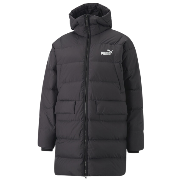 Scurtă pentru bărbați Puma Protective Hooded Down Coat Iarnă / Black photo 1