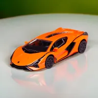 Mașină Rastar Lamborghini SIAN 58900 / / Black Orange photo 4