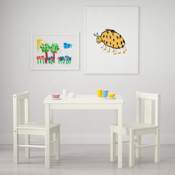 Детский стол Ikea Kritter Белый / Дерево / 5+ photo 2