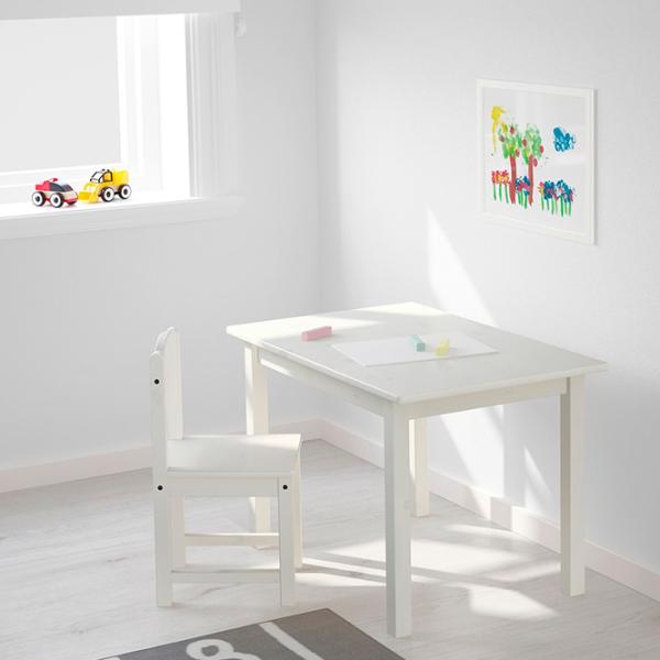 Măsuță pentru copii Ikea Sundvik White / Lemn / 5+ photo 2