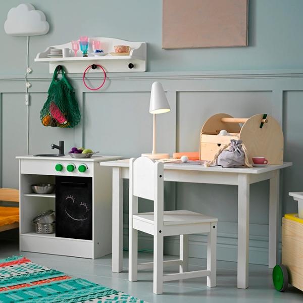 Măsuță pentru copii Ikea Sundvik White / Lemn / 5+ photo 4