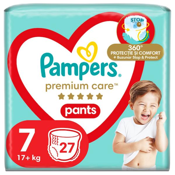 Chiloți pentru bebeluși Pampers Premium Care Pants 7 17+ kg / 27 buc. photo 1