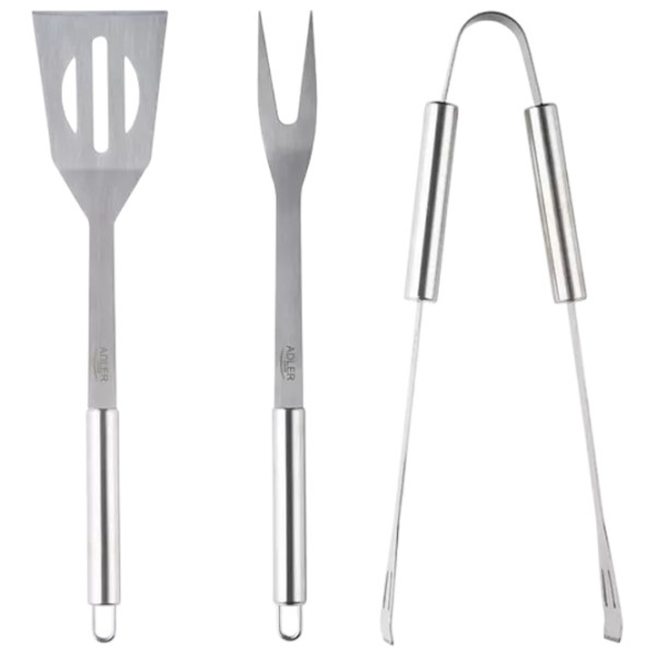 Set pentru grătar Adler AD-6729 3 instrumente / Oțel inoxidabil photo 1