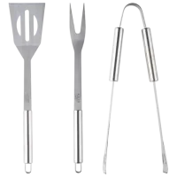 Set pentru grătar Adler AD-6729 3 instrumente / Oțel inoxidabil