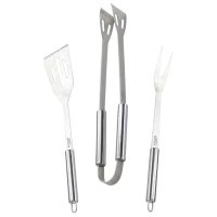 Set pentru grătar Adler AD-6729 3 instrumente / Oțel inoxidabil photo 2