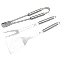 Set pentru grătar Adler AD-6729 3 instrumente / Oțel inoxidabil photo 3