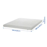 Saltea ortopedică Ikea Afjall 140 x 200 cm Înălțimea saltelei: 12 cm photo 2