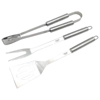 Set pentru grătar Adler AD-6730 3 instrumente / Oțel inoxidabil photo 2