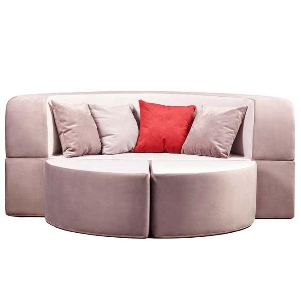 Canapea Edka Luna (01237384) Stofă / Cream Beige photo 1