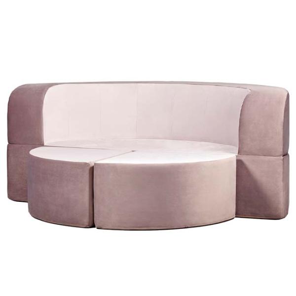 Canapea Edka Luna (01237384) Stofă / Cream Beige photo 3