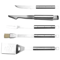 Set pentru grătar BergHOFF 1108187 6 instrumente / Oțel inoxidabil photo 2
