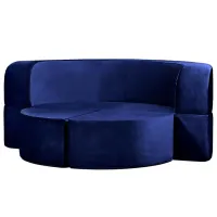 Диван Edka Luna (01237384) Ткань / Тёмно синий