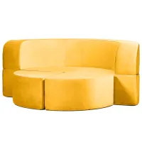 Диван Edka Luna (01237384) Ткань / Желтый