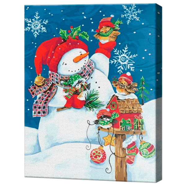 Картина по номерам Art Gallery Большой снеговик EX7953 40 x 30 cm / Вертикальная photo 1 Картина по номерам Art Gallery Большой снеговик EX7953 40 x 30 cm / Вертикальная photo 1