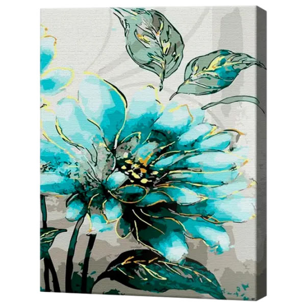 Картина по номерам Art Gallery Бирюзовый цветок EX7961 40 x 30 cm / Вертикальная photo 1 Картина по номерам Art Gallery Бирюзовый цветок EX7961 40 x 30 cm / Вертикальная photo 1