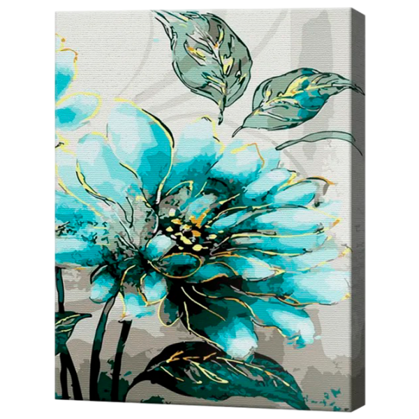 Картина по номерам Art Gallery Бирюзовый цветок EX7961 40 x 30 cm / Вертикальная photo 1 Картина по номерам Art Gallery Бирюзовый цветок EX7961 40 x 30 cm / Вертикальная photo 1