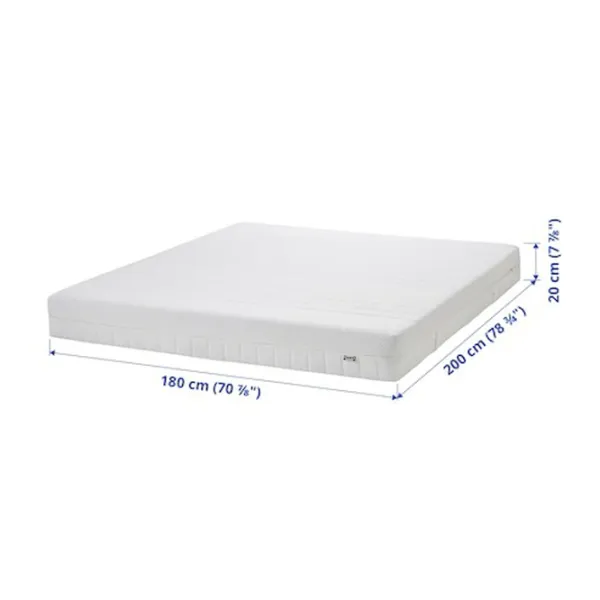 Saltea ortopedică Ikea Akrehamn 180 x 200 cm Înălțimea saltelei: 20 cm photo 3
