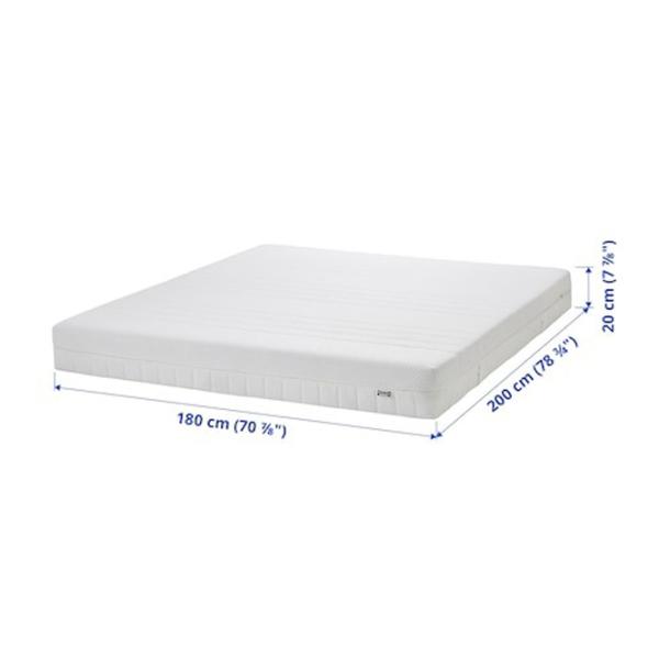 Saltea ortopedică Ikea Akrehamn 180 x 200 cm Înălțimea saltelei: 20 cm photo 3