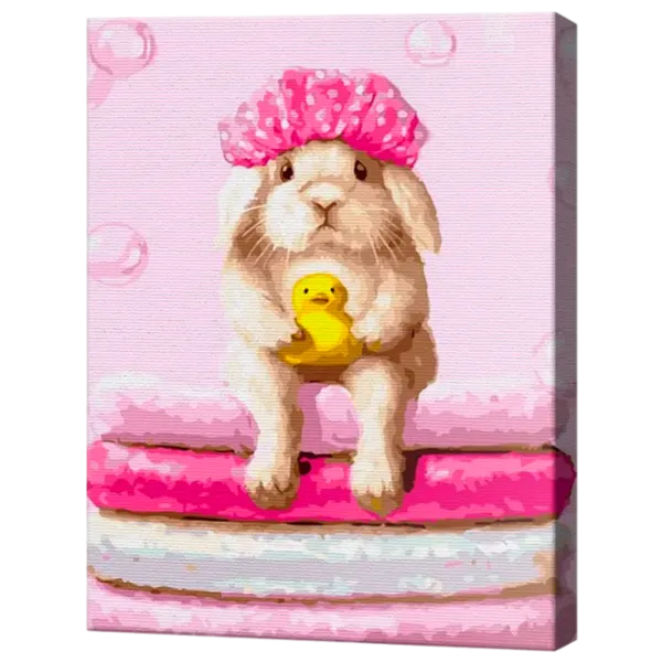Картина по номерам Art Gallery Зайка после ванны EX8671 40 x 30 cm / Вертикальная photo 1 Картина по номерам Art Gallery Зайка после ванны EX8671 40 x 30 cm / Вертикальная photo 1