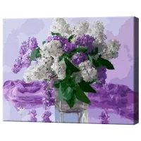 Картина по номерам Art Gallery Buchet de liliac EX7470 40 x 30 cm / Горизонтальная