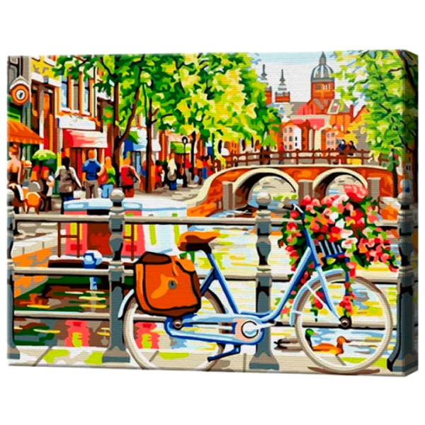 Картина по номерам Art Gallery Велосипед у канала EX8419 40 x 30 cm / Горизонтальная photo 3 Картина по номерам Art Gallery Велосипед у канала EX8419 40 x 30 cm / Горизонтальная photo 3
