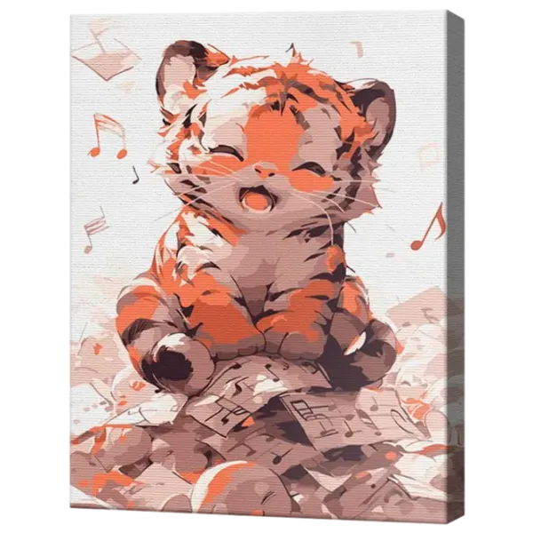 Картина по номерам Art Gallery Тигренок-музыкант EX8450 40 x 30 cm / Вертикальная photo 1 Картина по номерам Art Gallery Тигренок-музыкант EX8450 40 x 30 cm / Вертикальная photo 1