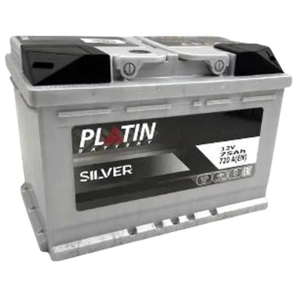 Авто аккумулятор PLATIN Silver 720A / 75 Ач  photo 1