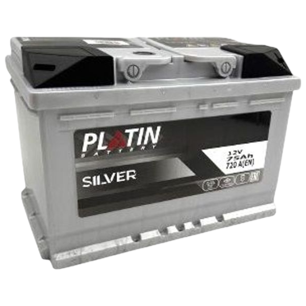 Авто аккумулятор PLATIN Silver 720A / 75 Ач  photo 1